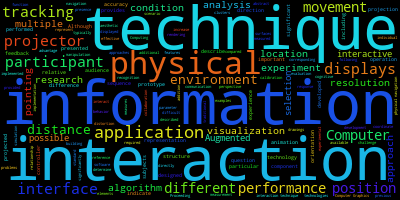 Generating wordclouds from massive PDF libraries