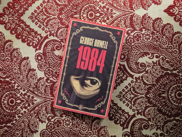 A photo of y copy of George Orwell's 1984